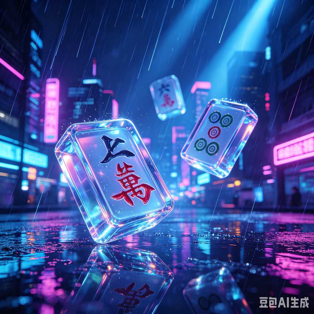 artistic mahjong tiles set