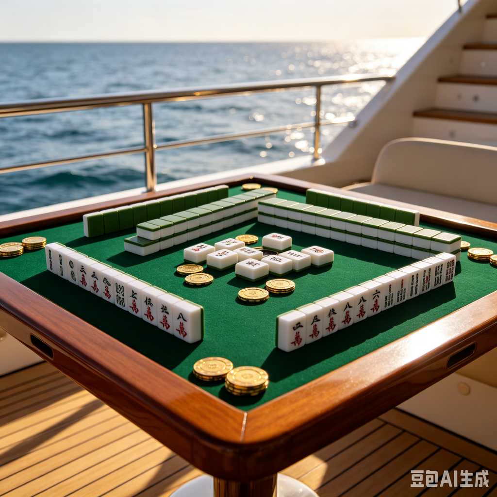 decorative text mahjong set